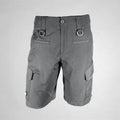 Men's classic tactical shorts in Army Green, Grey, or Khaki, loose fit, middle-waisted, zipper fly, sizes S to XXL