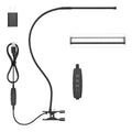 LED floor lamp with 26cm head and 100 beads, USB powered, 13W 5V, for reading and learning