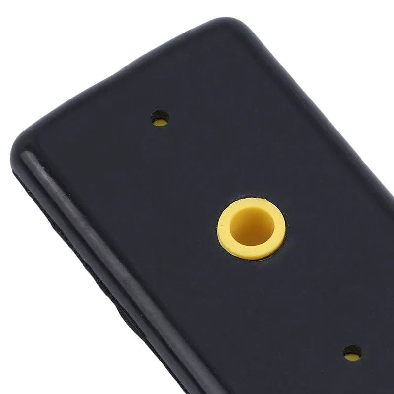 Yellow auto glass film tool scraper with 15cm width and 32cm length, made from high temperature resistant plastic