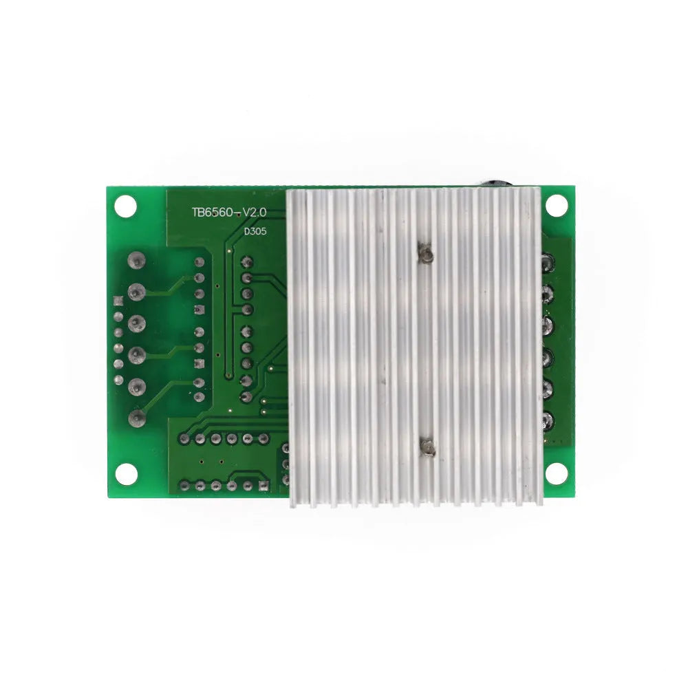 TB6560 stepper motor driver board module with heatsink and connection terminals