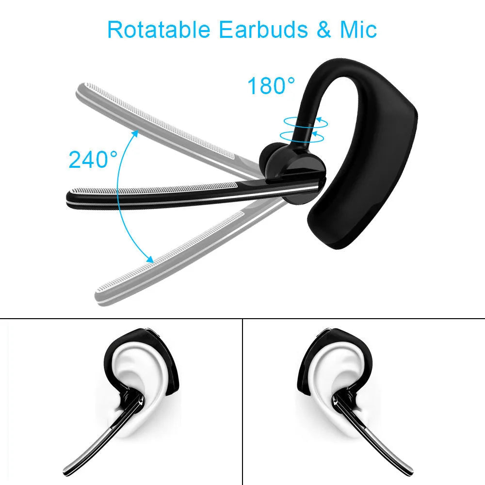 V9 Business Bluetooth headset with ergonomic design and microphone for hands-free calls