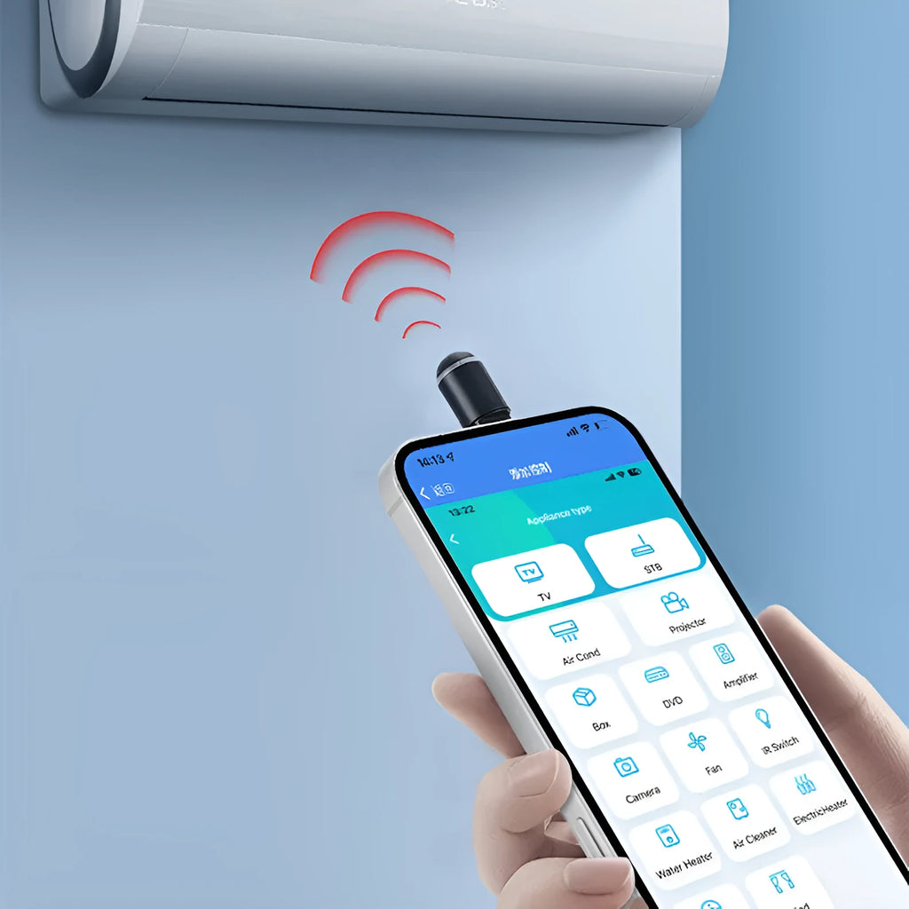 Capsule infrared remote control measuring 34mm with three interface connectors