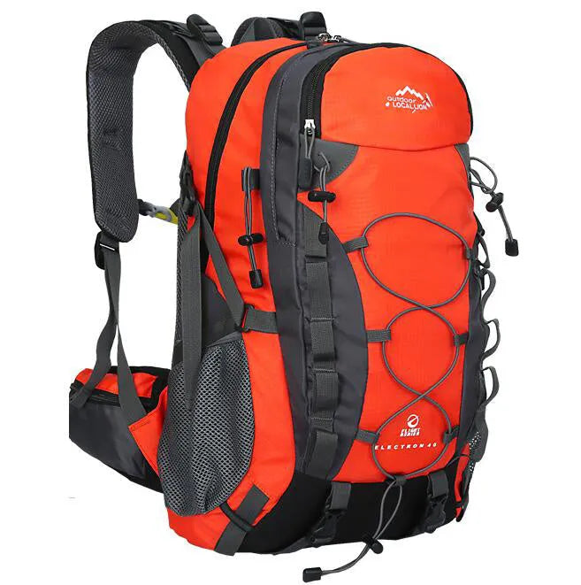 Green leisure sports backpack with 20-35L capacity for outdoor activities