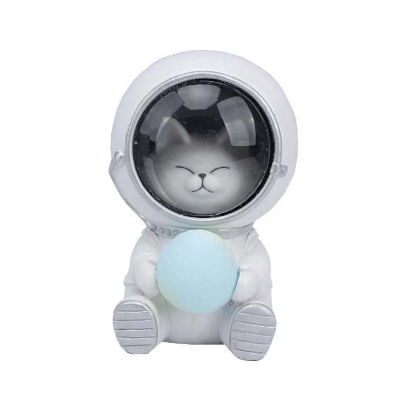 Resin animal starry sky night light with LED lighting and battery operation