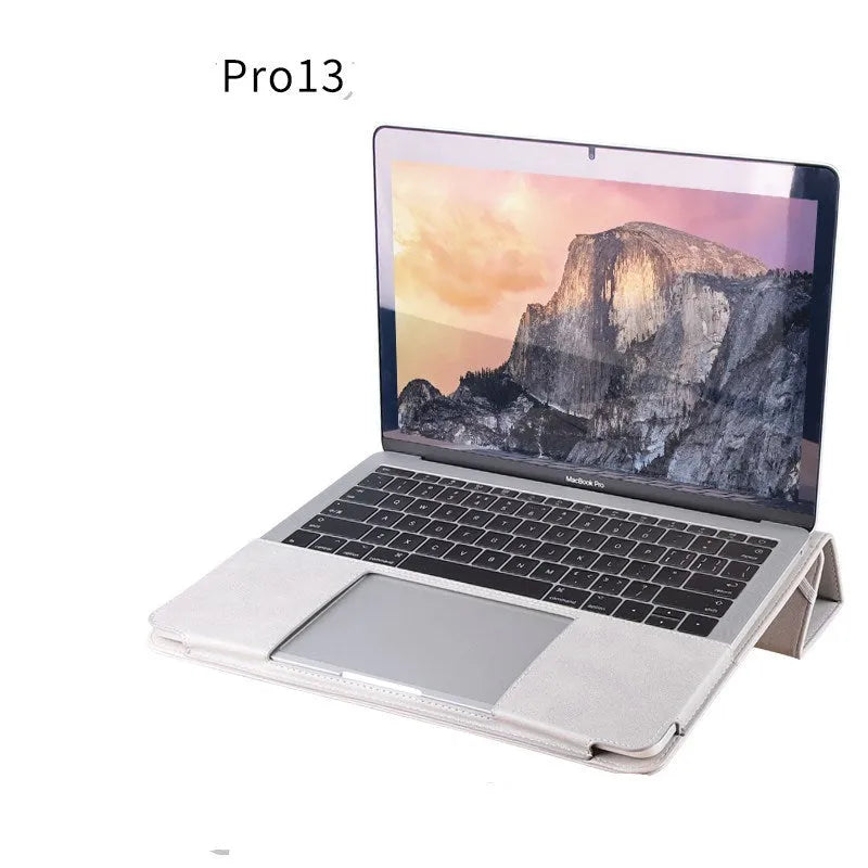 13.3-inch imitation leather laptop liner bag for compatible MacBook Pro, Air and Pro Retina, Brown or Grey