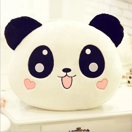 Plush toy panda in Panda colour, soft plush material, 45 cm listing size, available in three face styles and five sizes.