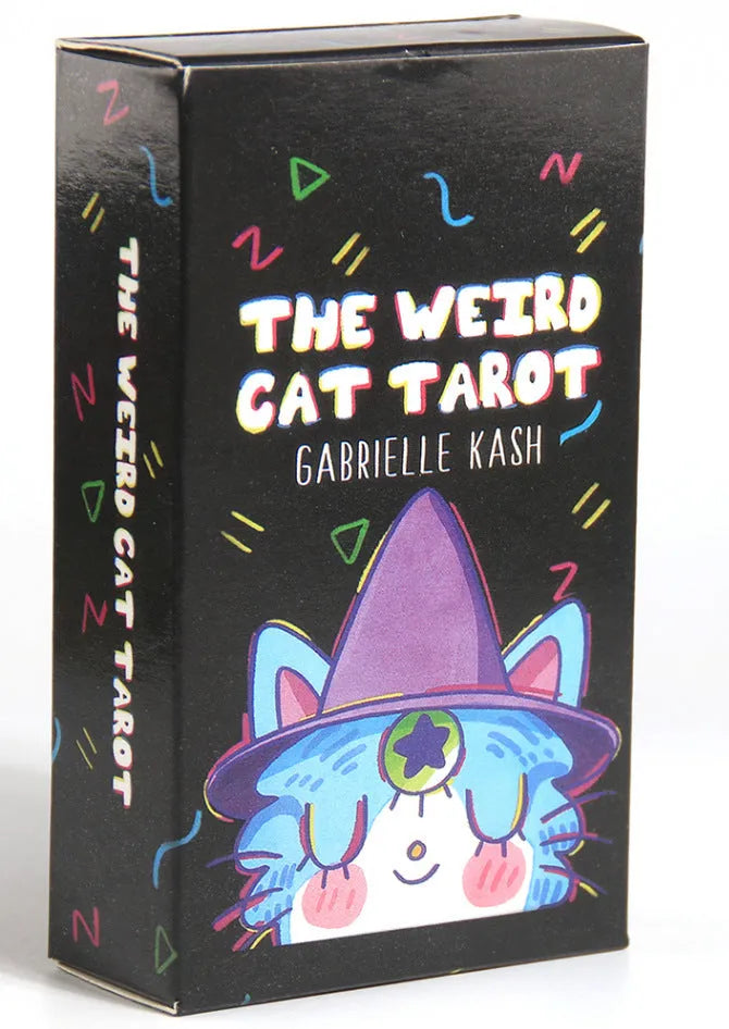 English Tarot Oracle Card Prism Card deck with coated paper finish, 44-78 cards in narrow and wide sizes, full English text.