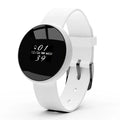 B16 Black smart bracelet with OEL display on wrist, IP67 waterproof, 130mAh battery