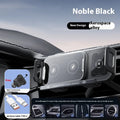Folding screen car phone charger with wireless charging pad in Xingyao Black plastic finish