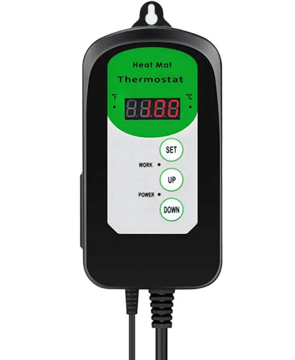 BH1912020 digital temperature and humidity controller unit with display showing readings