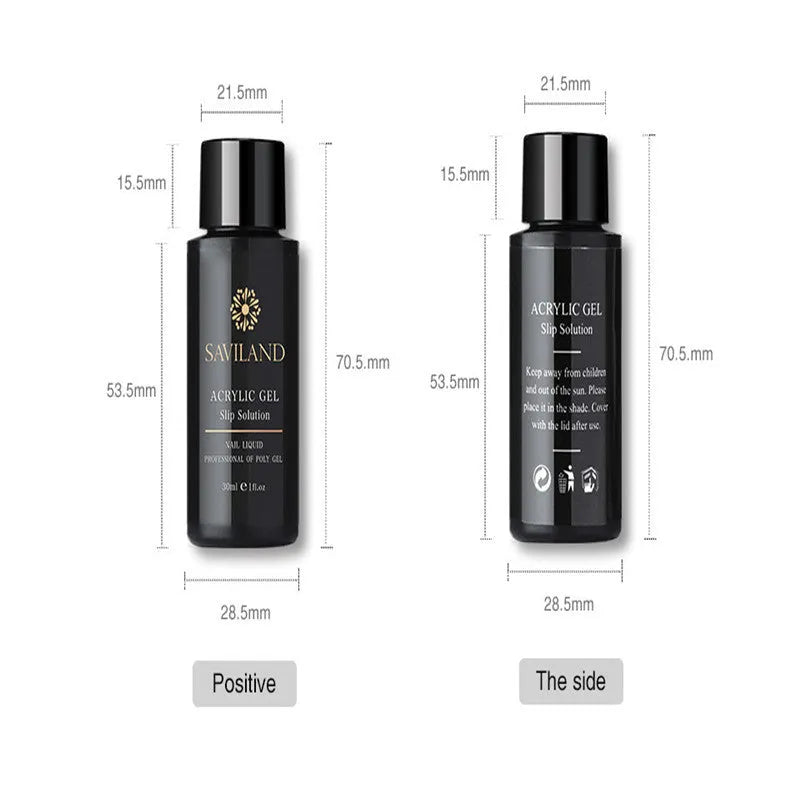 15ml black gel water in cup-shaped bottle for UV and LED nail lamps