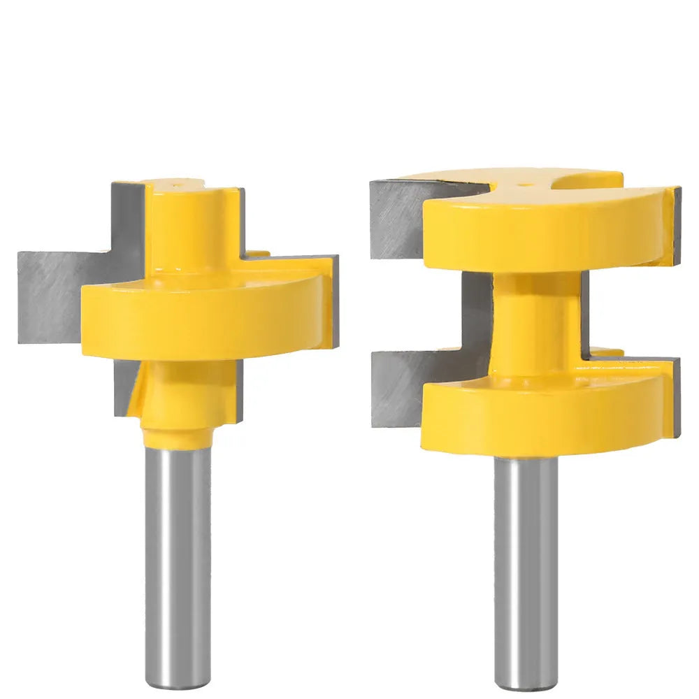 T-slot milling cutter woodworking tenon cutter hard alloy yellow 30mm blade 8mm shank