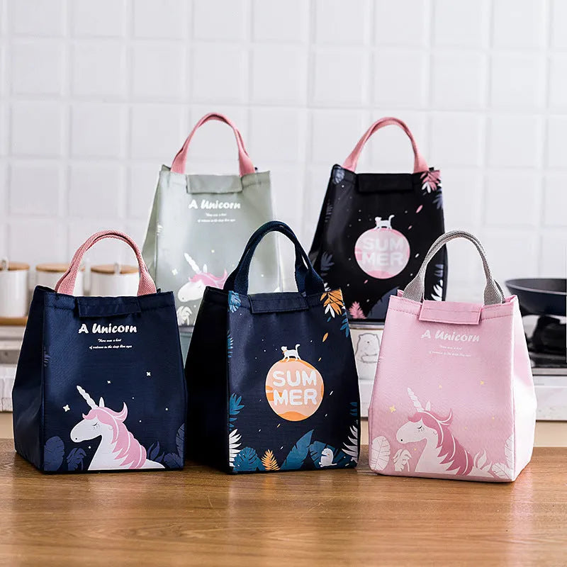 Insulated Oxford cloth lunch bag for office workers with thermal insulation