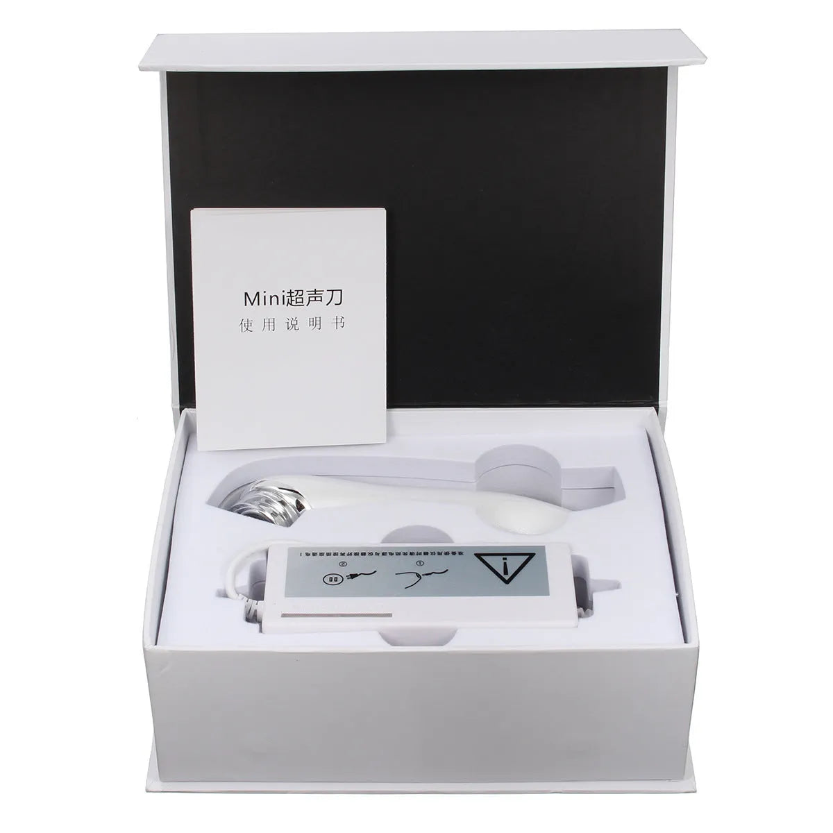 Mini ultrasonic scalpel in purple for facial firming with 35W plug-in power