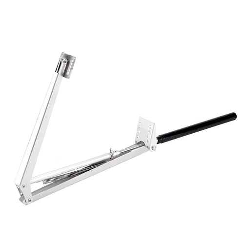 Silver and black aluminium alloy automatic greenhouse window opener with temperature control
