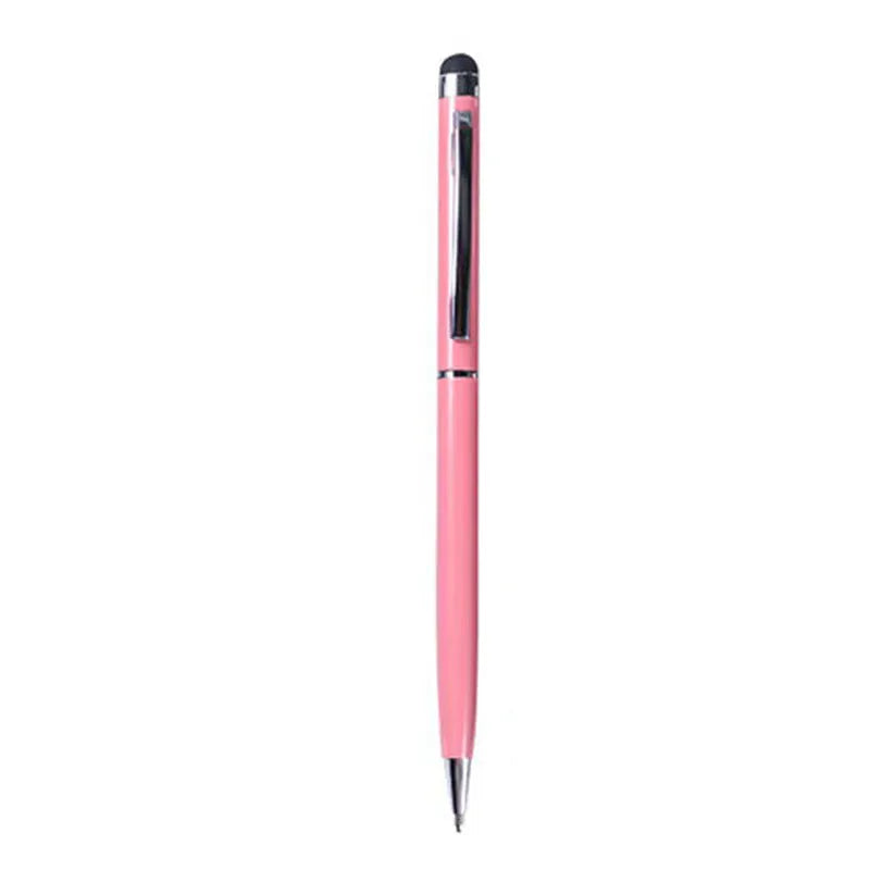 Metal capacitive touchscreen pen with 0.5mm tip in seven colour options
