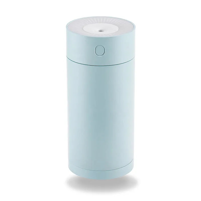 Folding bracket USB desktop humidifier with 320ml water tank in blue colour