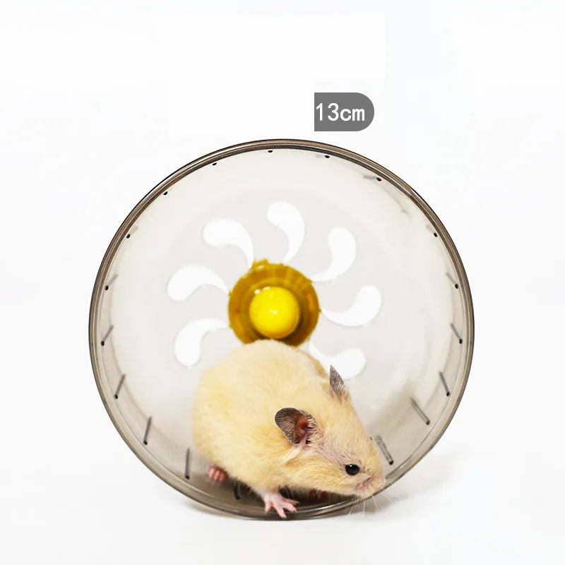 Hamster running wheel with high quality shaft for silent exercise in a cage