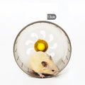 Hamster running wheel with high quality shaft for silent exercise in a cage