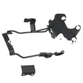 Black Yamaha FZ6N headlight bracket and instrument bracket, 2kg replacement headlamp fixing frame.