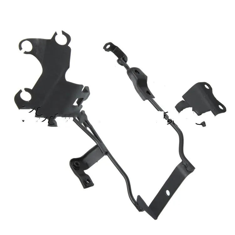 Black Yamaha FZ6N headlight bracket and instrument bracket, 2kg replacement headlamp fixing frame.