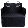 Black Oxford cloth car pet mat for seat and trunk protection with PVC zipper bag