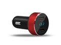 English Car Mobile Phone Charger USB 3.1A 12-24V PC hardware in blue colour, size 59x33mm