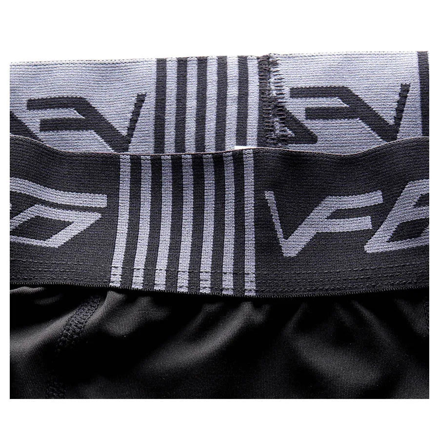Men's quick-drying compression sweatpants in grey and red, tight fit, sizes S to XXXL