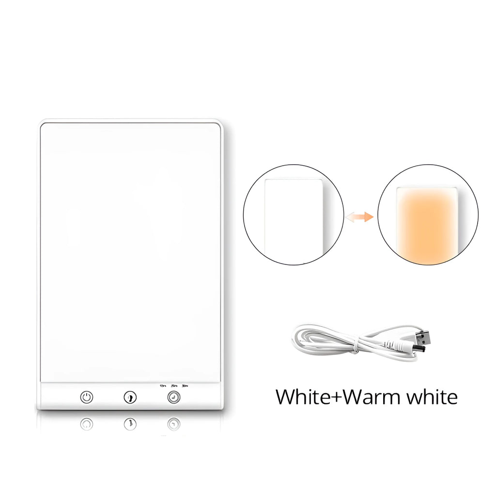 Modern bionic solar emotional lamp with touch controls and USB interface