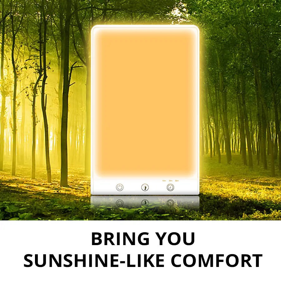 Modern bionic solar emotional lamp with touch controls and USB interface