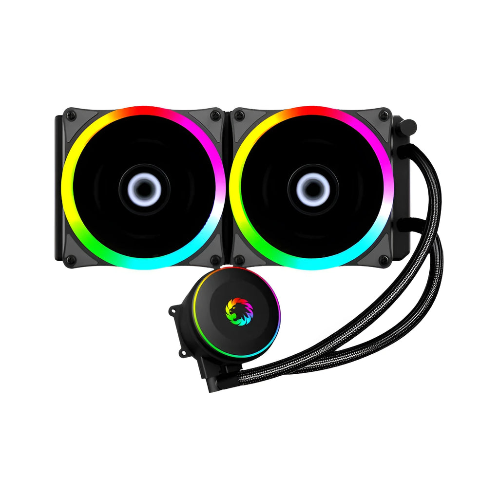 Iceberg 240 Phantom Cool Version ARGB CPU water cooler black with 240mm radiator and fan
