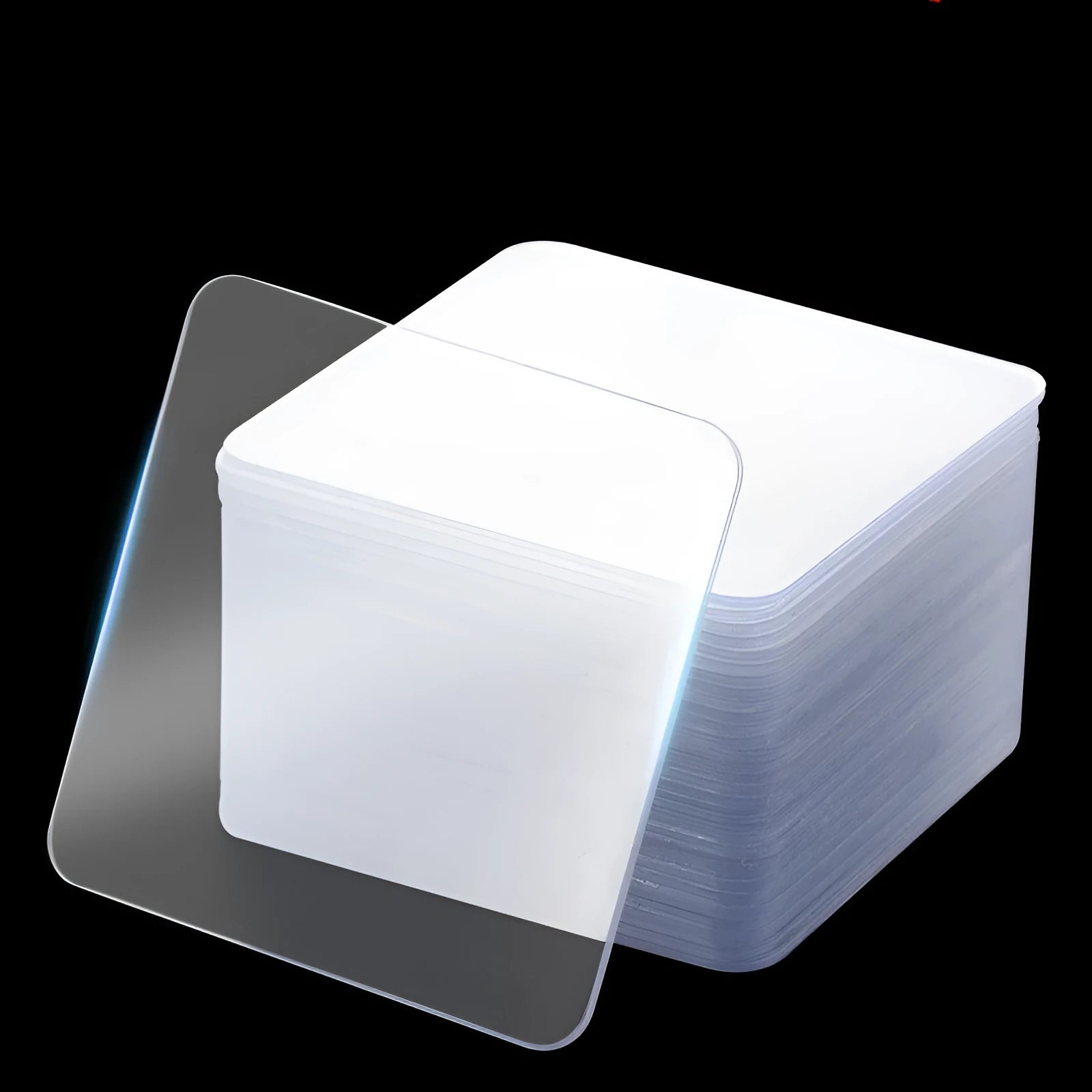 Transparent acrylic nano double-sided adhesive stickers 6cm x 6cm with strong stickiness
