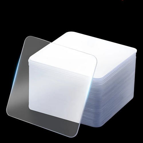 Transparent acrylic nano double-sided adhesive stickers 6cm x 6cm with strong stickiness