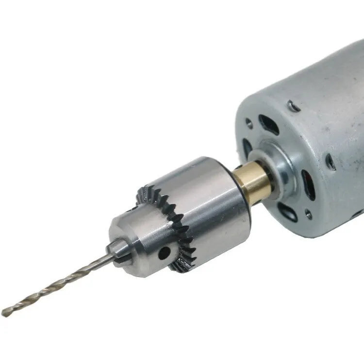 Hard alloy drill chuck with 3.17mm tail hole and sleeve for electric drills