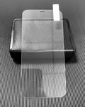 Tempered glass screen protector for iPhone models showing high-definition clarity and scratch-resistant surface