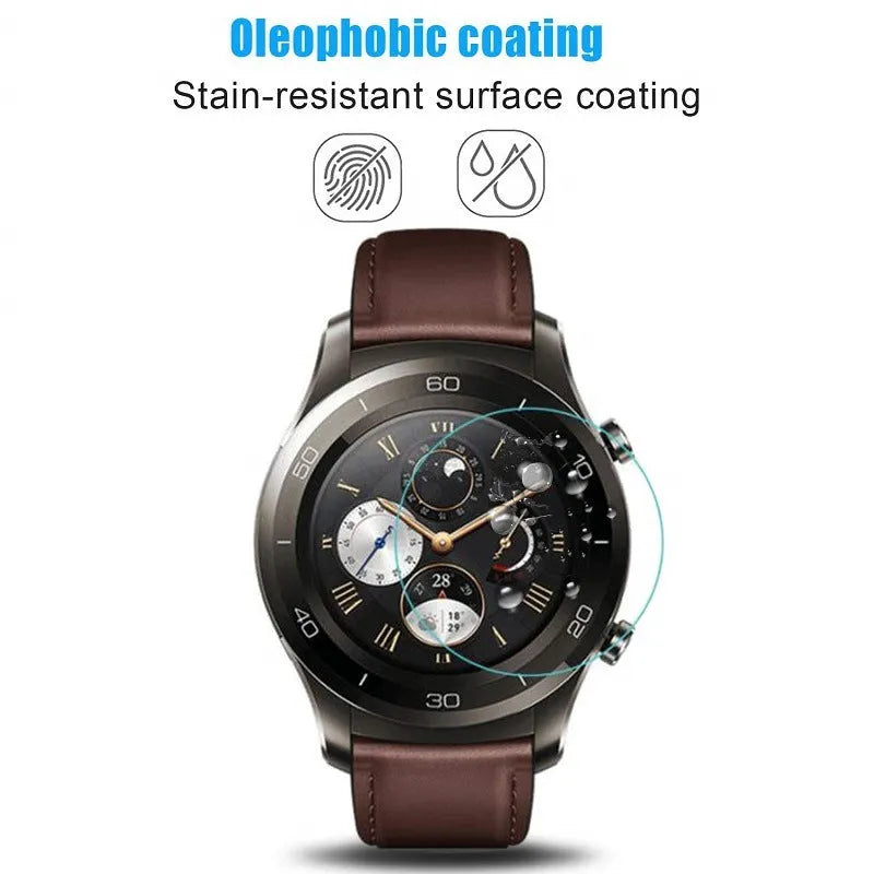 Tempered glass front film screen protector for Garmin Fenix6 Pro watch in transparent