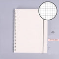 B5 coil grid super thick notebook with PP cover in grid layout