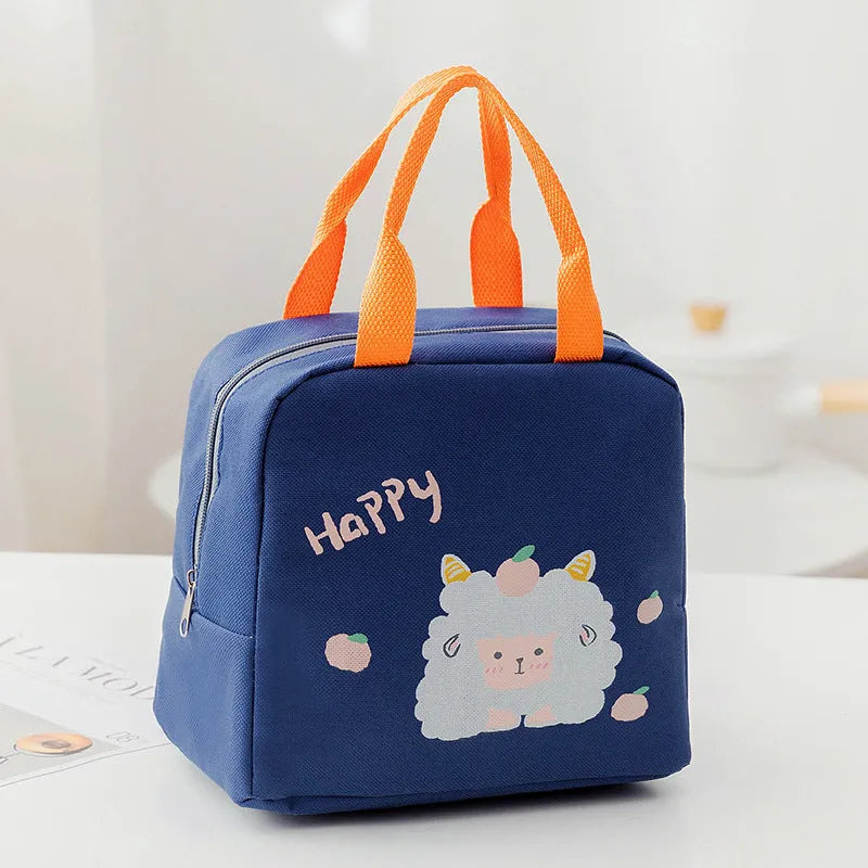 Insulated Oxford cloth lunch bag for office workers with thermal insulation