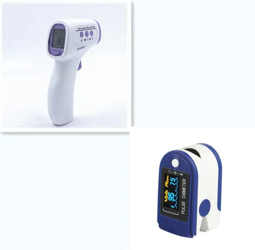 White digital thermometer for non-contact water temperature measurement