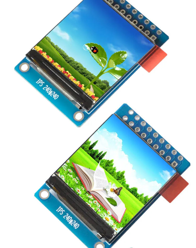 Adafruit 1.3 inch IPS LCD colour display module with 240x240 resolution and 18-pin connector.