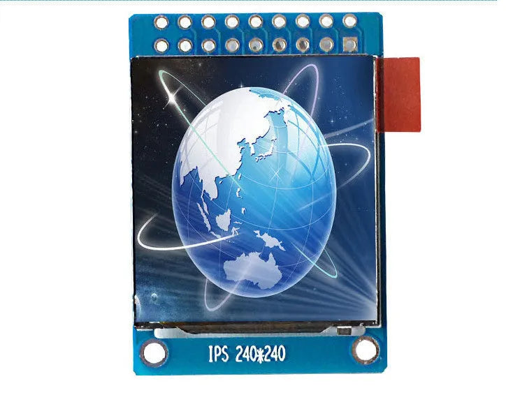 Adafruit 1.3 inch IPS LCD colour display module with 240x240 resolution and 18-pin connector.