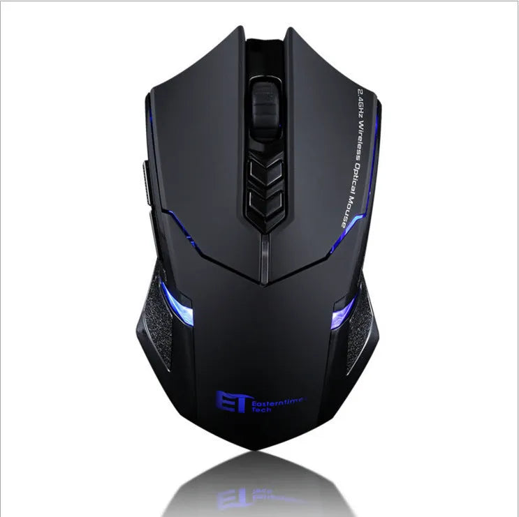 Wireless gaming mouse in black with 7 buttons, 2.4GHz, 4000 DPI