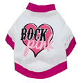 Cotton dog T-shirt leisure style pet clothing available in XS S M L sizes