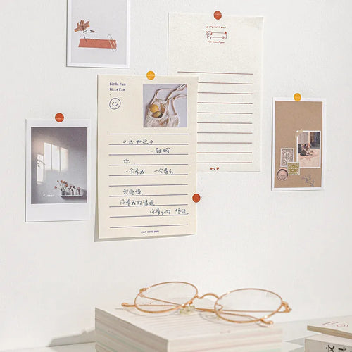 Apple-compatible memo pad notebook with colourful cover designs showing blank and lined paper options