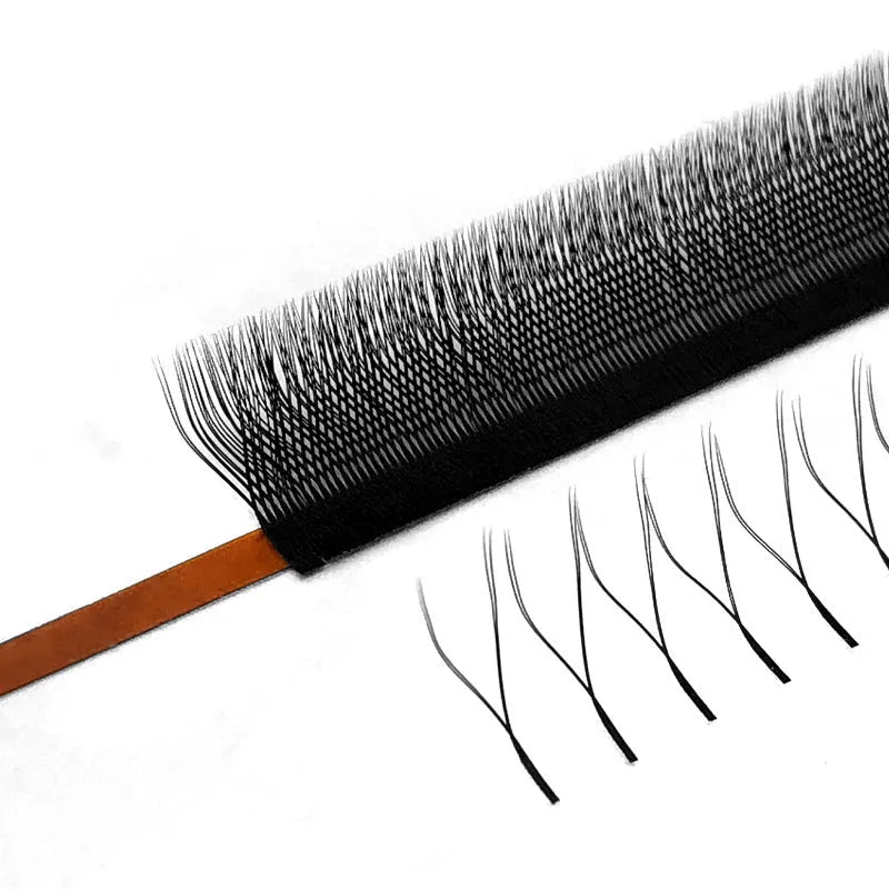 YY semi-finished eyelashes 3D flowering style in multiple curls and lengths for grafting extensions