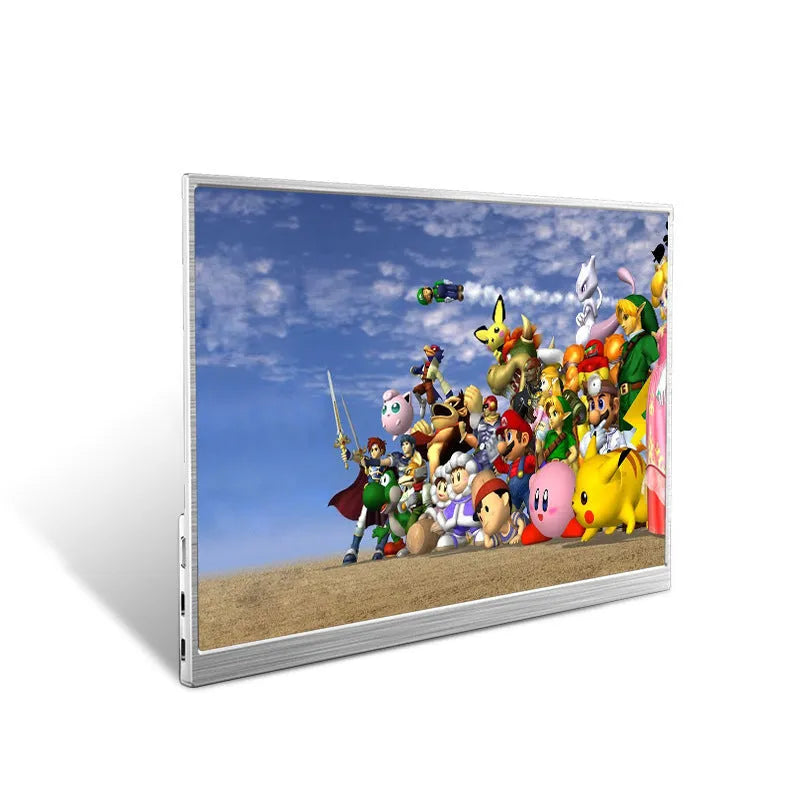 15-inch portable IPS monitor with HDMI ports for gaming and split screen use