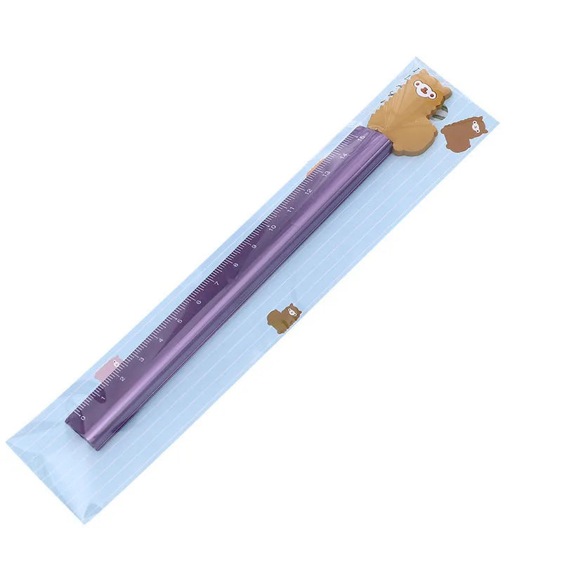 30 cm aluminium ruler with centimetre and millimetre graduations for technical measuring