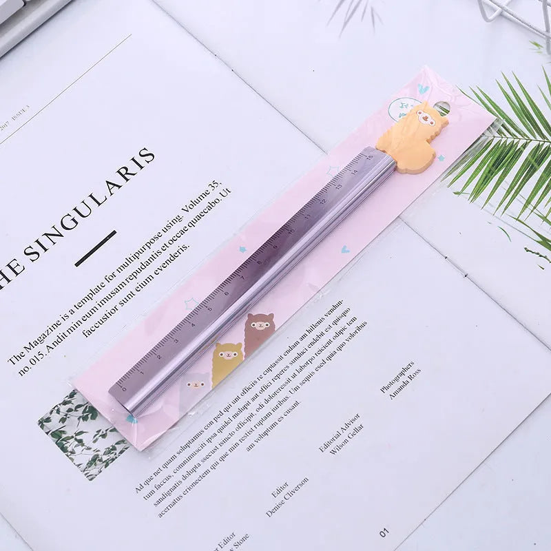 30 cm aluminium ruler with centimetre and millimetre graduations for technical measuring