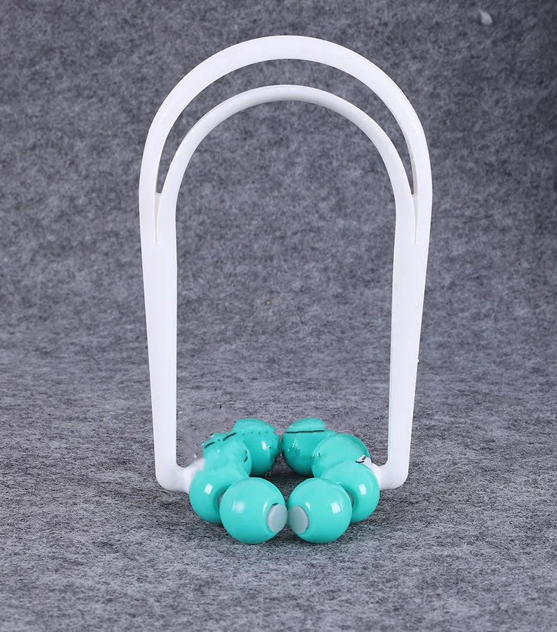 Hand-held resin roller meridian massager 24x13x2cm for hip thigh calf upper arm waist massage