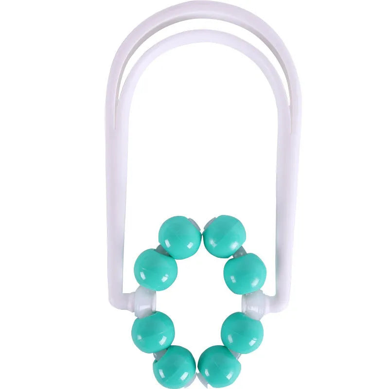 Hand-held resin roller meridian massager 24x13x2cm for hip thigh calf upper arm waist massage